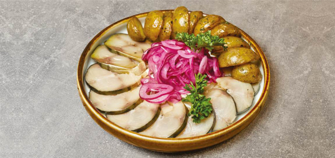 Классическая скумбрия с картофелем