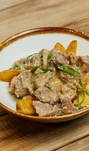 Оджахури по-домашнему курицей 
